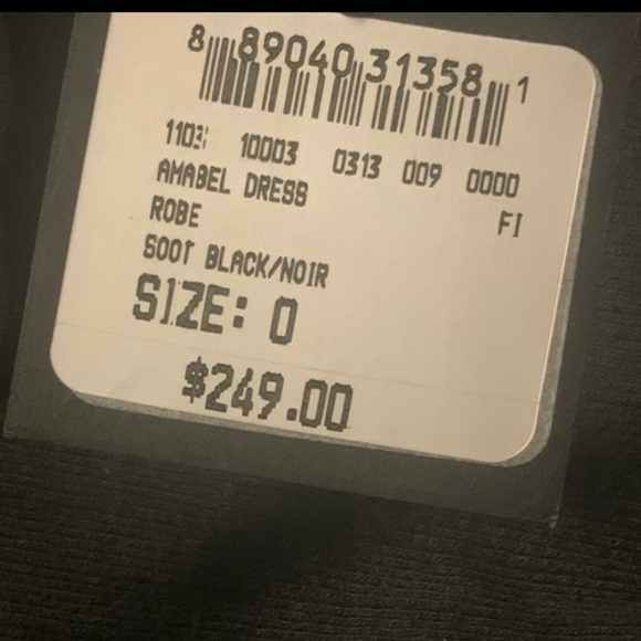 Club Monaco Amabel Dress in Black. - Picture 6 of 7